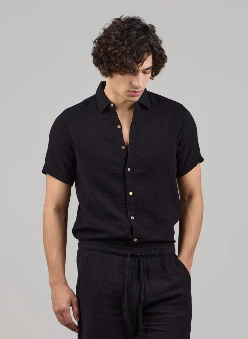 Just Nature Short Sleeve Resort Shirt